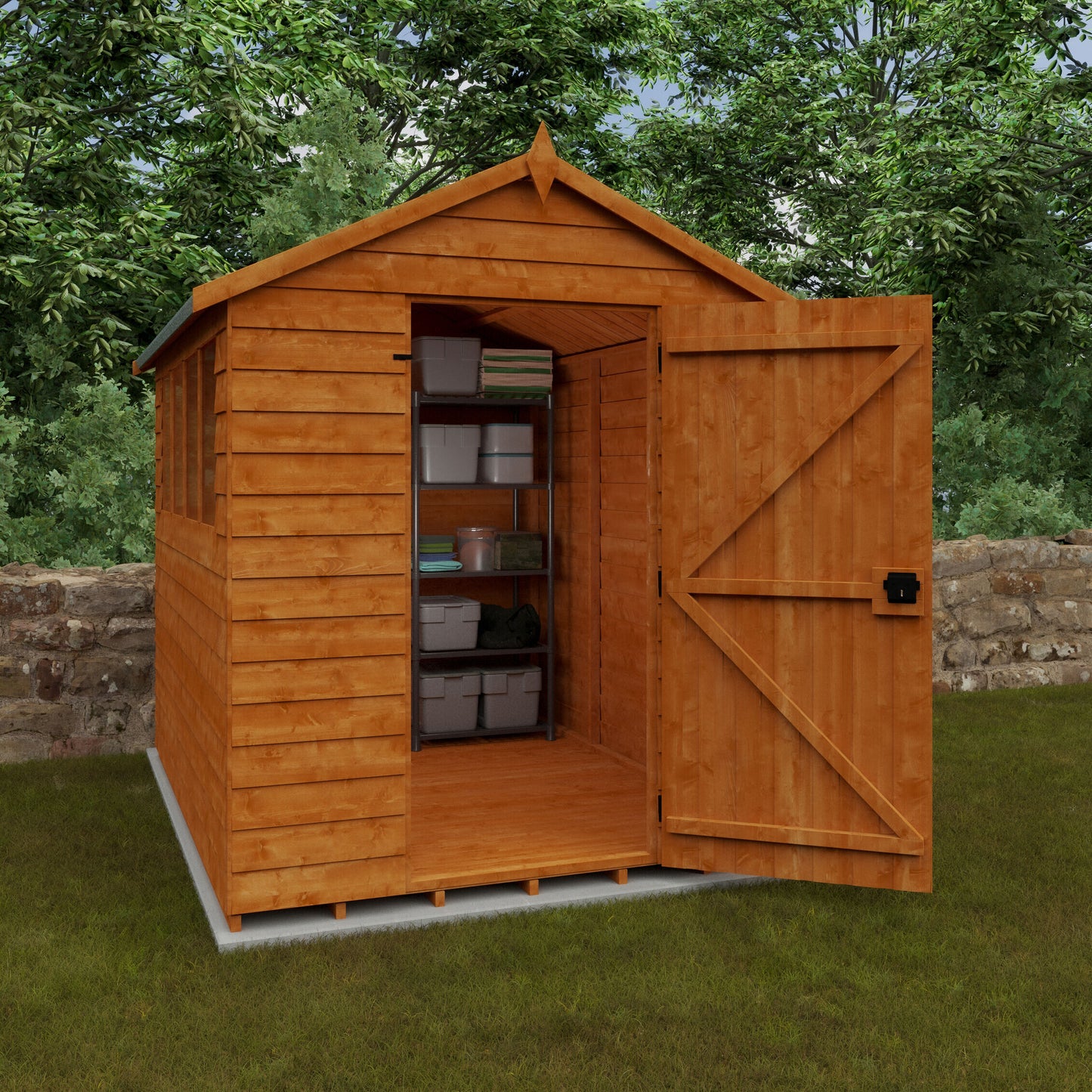 The_Alder_Apex on grassy lawn door open